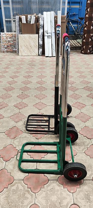 Садово-строительные тачки и тележки: Садово-строительная тачка и тележка, Стальная, Двухколесная, Новый, В розницу — 6