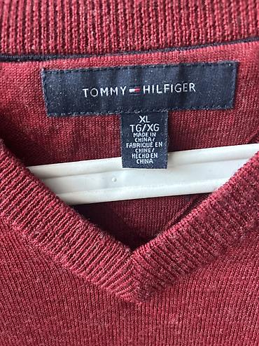 оверсайз одежды: Мужской свитер, L, Tommy Hilfiger, Новый, цвет - Серый, Самовывоз — 5