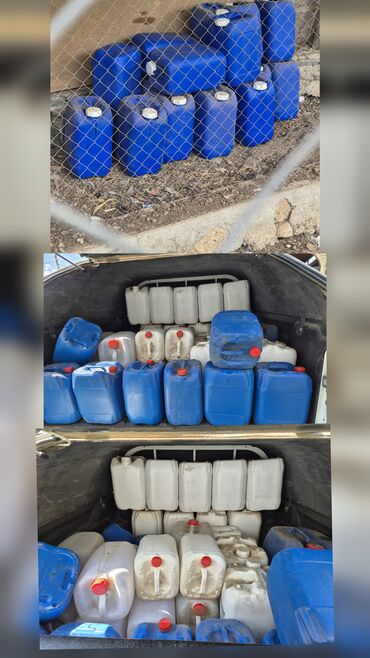 Baklar və çənlər: Bak, Plastik, 10 l l, İşlənmiş, Ödənişli çatdırılma, Ünvandan götürmə