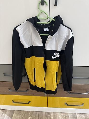Uşaq dünyası: Nike kapüşonlu kişi/kids idman jaketi - Model: tam ön fermuarlı — 1