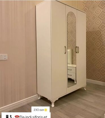 Dolablar: Yeni, Açılan, 4 qapılı Düz dolab, Qarderob, paltar dolabı, Azərbaycan — 20