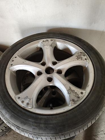 Колеса в сборе 215 / 55 / R 17, Б/у, Комплект, Легковые, Литые, отверстий - 5