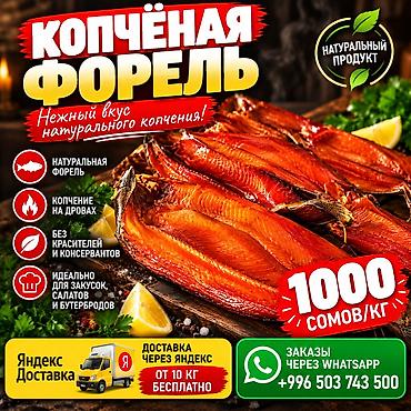 Форель: 🐟🔥 КОПЧЁНАЯ ФОРЕЛЬ — нежный вкус и аромат натурального копчения! — 1