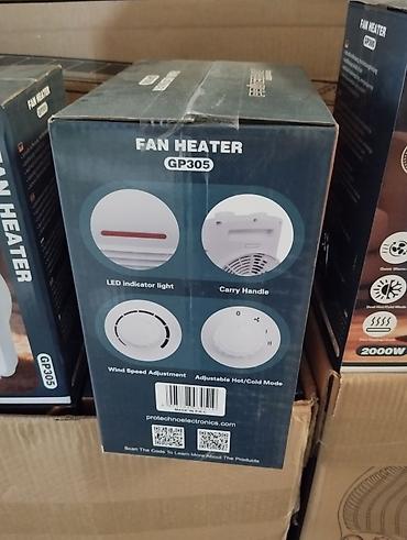 buxar utusu qiyməti: PROTECHNO GP305 Fan Heater – 2000W - Güclü istilik: 2000W yüksək — 2