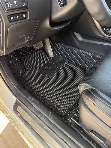 Полики: 5D Экокожа Полики Для салона цвет - Черный, Новый, Платная доставка — 9