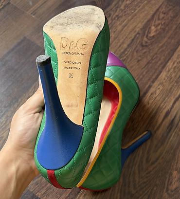 dolce gabbana: Tuflilər, Dolce & Gabbana, Ölçü: 39, İşlənmiş — 4