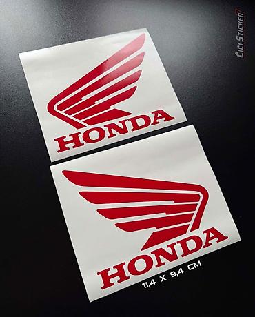 potencija: Set nalepnica sa prepoznatljivim Honda Wing (krilo) logom savršen je — 1