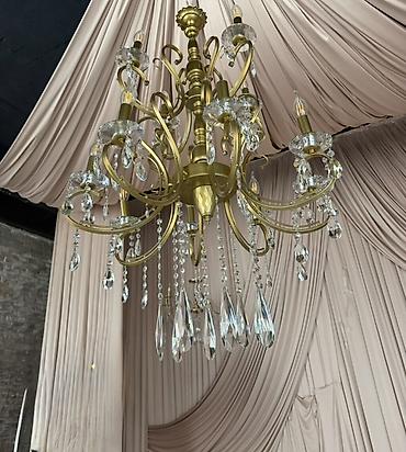 şamdan: Çılçıraq, 10 və daha çox lampa, Metal — 1