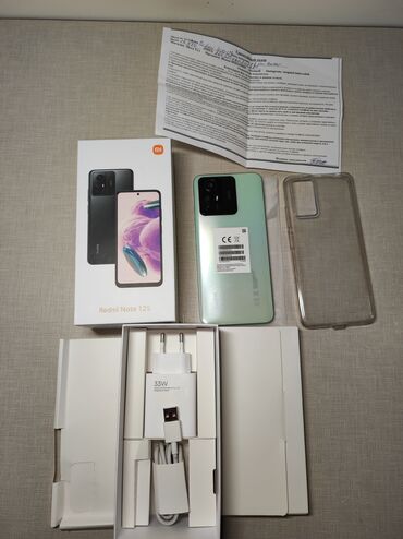 телефон бишкек купить: Xiaomi, Redmi Note 12S, Новый, 256 ГБ, цвет - Зеленый
