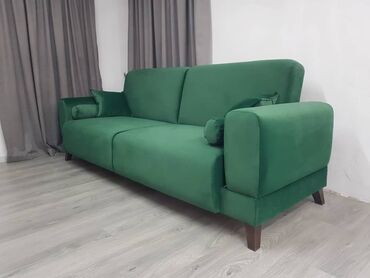 подушки бишкек цена: Диван-кровать, цвет - Зеленый, Новый