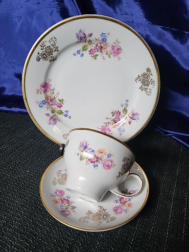 Ostali antikviteti: Set Wallendorf 1950 do 1965 g.Istocna Nemacka. Trodelni nemacki set — 2