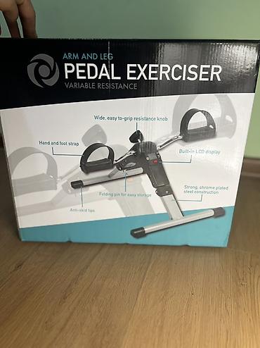 Тренажеры: Велотренажер для рук и ног (pedal exerciser) Компактный педальный — 4