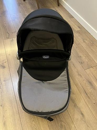 Коляски: Коляска, цвет - Черный, Б/у — 4