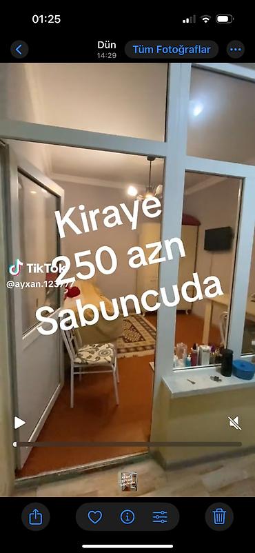 Uzunmüddətli kirayə evlər: Salam Sabunçuda 155 saylı məktəbin yanı 70 nömrəli aftabus — 2