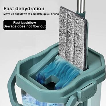 Şvabra, mop: Scratch Təmizləyici Paspas 🔹Magic Mikrofiber Mop Ev Döşəmə — 2