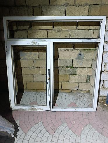 pilasdik qapi: PVC pəncərə çərçivəsi - Material: ağ rəngli PVC profil - — 2