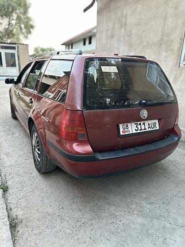 Унаа сатуу: Volkswagen Golf: 1999 г., 1.6 л, Кол менен иштөөчү, Бензин, Универсал — 2