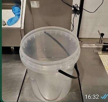quru süd: Şəffaf plastik vedrə və qapaqlı qablar ALIRAM - Material: yüksək — 1