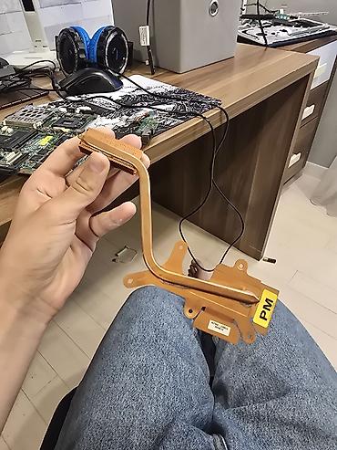 cpu kuller: Noutbuk üçün orijinal mis istilik borusu və radiator (heatsink) — 1