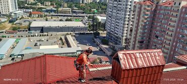 Digər tikinti xidmətləri: Alpinist üsulla əl çatmaz yerlərdə və istənilən hündürlükdə fasad — 27