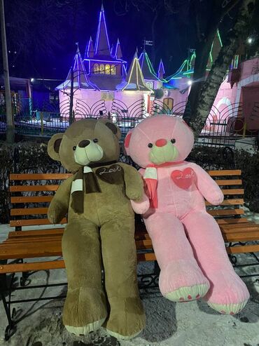 Игрушки: 🧸Мишка 160см 🔥🔥🔥 🧸60 см 1000 сом (Бесплатная доставка) 🧸80 см 1500 — 2