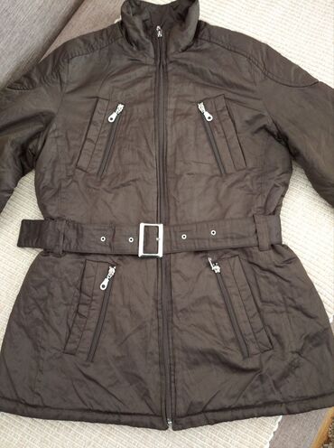 cropp zimske jakne: Italijanska jakna boje cokolade, velicina 44 (sto odgovara nasem broju