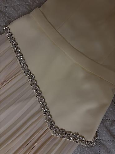 cone korse: 1 dəfə geyinilib - Zərif ziyafət geyimi – açıq sarı rəngdə, strapless — 5