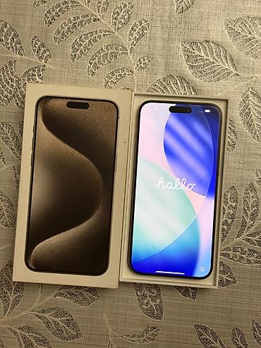 10 pro: IPhone 15 Pro, 256 GB, Natural Titanium, Face ID — 1