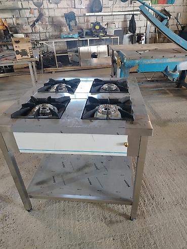 mini pec: Paslanmayan poladdan peşəkar mətbəx avadanlığı dəsti - 4 ocaqlı — 2