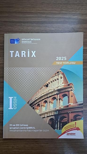 Testlər: Azərbaycan Tarixi Testlər 6-cı sinif, DİM, 1-ci hissə — 1