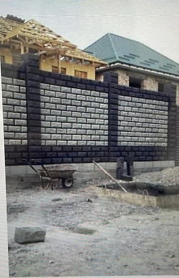 Пескоблок: Пескоблок Рваный, Заборный, 150x400x200, Платная доставка — 28