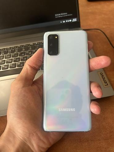 Mobil telefonlar: Samsung Galaxy S20, rəng - Ağ, İki sim kartlı — 3