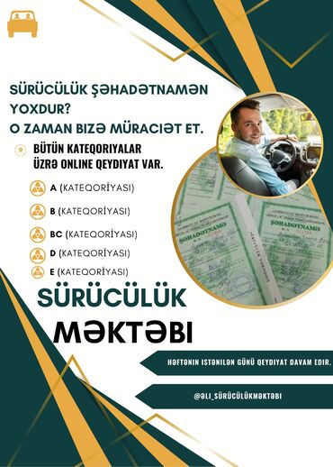 tərtər bakı avtobusu: 🚩Bütün kateqoriyalar üzrə sürücülük şəhadətnaməsinin alınması. ✅️