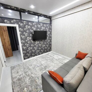 недостроенные дома в бишкеке: 2 комнаты, 46 м², Элитка, 7 этаж, Евроремонт