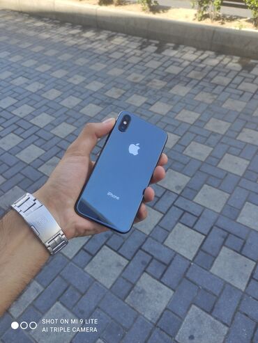Apple iPhone: IPhone X, 64 GB, Qara, Face ID
