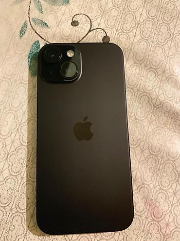 qabyuyan masin 45 sm: IPhone 15, 128 GB, Qara, Zəmanət — 6
