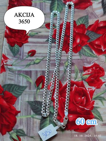 sat raketa cena: Chain, Material: Silver