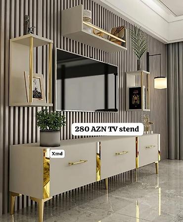 uzun radiator: TV stend dəsti Dəstə aşağıdakılar daxildir: - Üç qapıdan ibarət TV — 1
