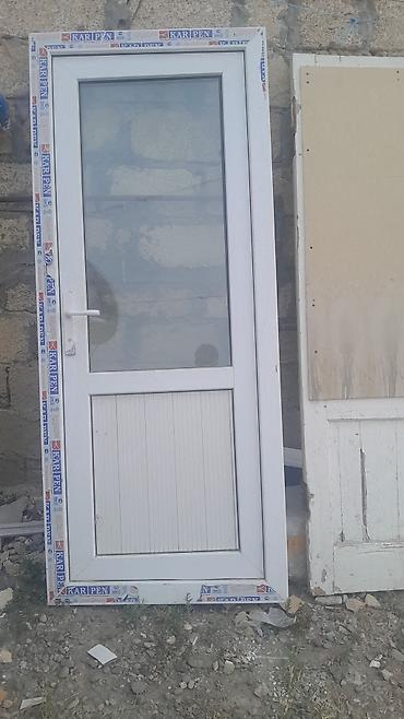 plasi: 83x200 PVC giriş/qapı bloku – KARPEN profilli - Material: ağ — 1