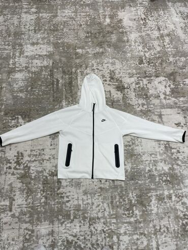 бел: Эркектердин курткасы, M (EU 38), Nike, Колдонулган, түсү - Ак