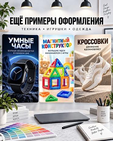 банан коробки: Создаю красивые и понятные карточки товаров для Lalafo, Instagram — 3