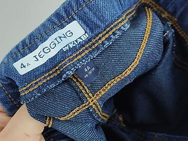 genzie crop top: Spodnie jeansowe, Kiabi Kids, 3-4 lat, 80, stan - Bardzo dobry — 4