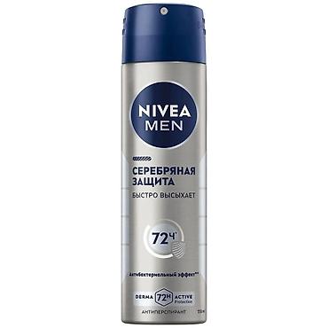 софт мен спрей: Антиперспирант-спрей Nivea Men «Серебряная защита», 150 мл. - Защита — 1