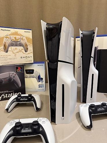 Видеоигры и приставки: Playstation 5 Slim + Dualsense Salam mehsul ideal veziyyetdedir — 1