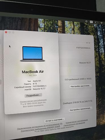 iphone mini 13: Apple MacBook Air 13" M1 8/256GB (Space Gray) В отличном состоянии — 9