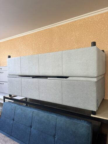 Односпальные кровати: Кровать Односпальные кровати высокого качество паралон Россия ткань — 11