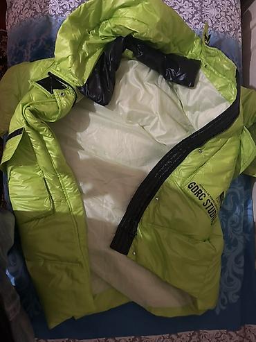 Paltolar: 100 manata alnıb Neon-yaşıl rəngli qış paltosu (parka tipli) - — 2