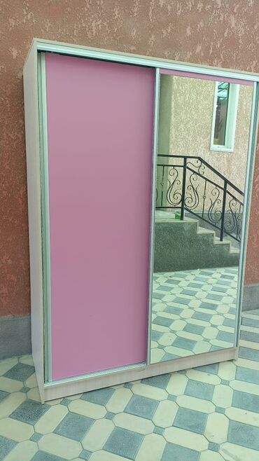 шкаф в разобранном виде: Купе шкаф, Күзгүсү менен