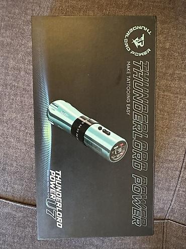 volt sunkası: Thunderlord Power Peşekar tattoo aparatı - Rəng: mavi-alüminium - — 6