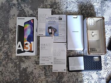 проектор а10: Samsung Galaxy A31, Б/у, 128 ГБ, цвет - Черный, 2 SIM — 1